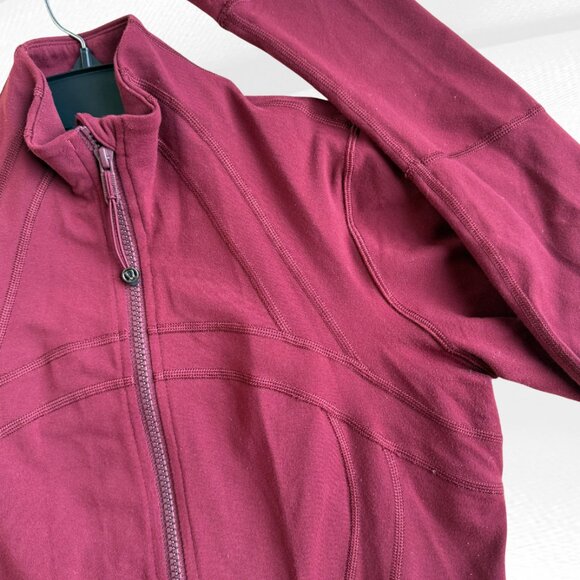 Lululemon Define Jacket Size 8 Bordeaux Drama Purple Full Zip Athletic Jacket - Picture 3 of 12